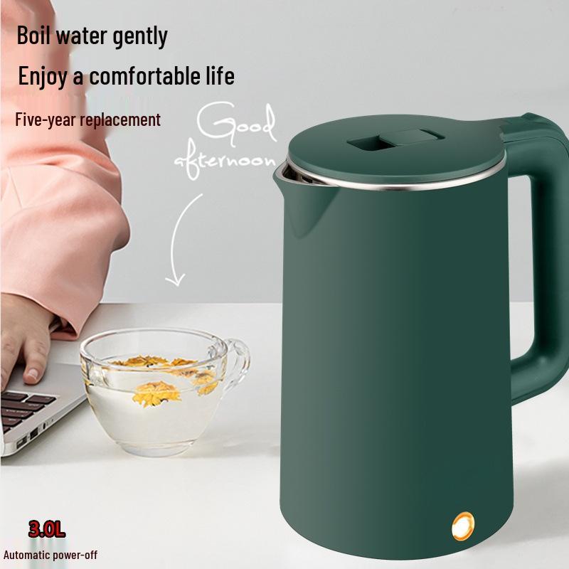 Компактный электрический чайник с функцией быстрого закипания, большим объемом и термоизоляцией