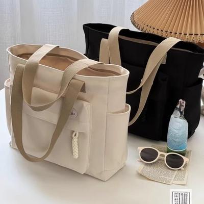 Original Design Japanischer Knoten Pendler Dicke Nylon Tragetasche Lässig Kunststudent Einfache Ein-Schulter Handtasche