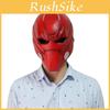 Mască de Rășină Red Hood din Arkham Knight cu Stil Horror Pentru Cosplay și Halloween