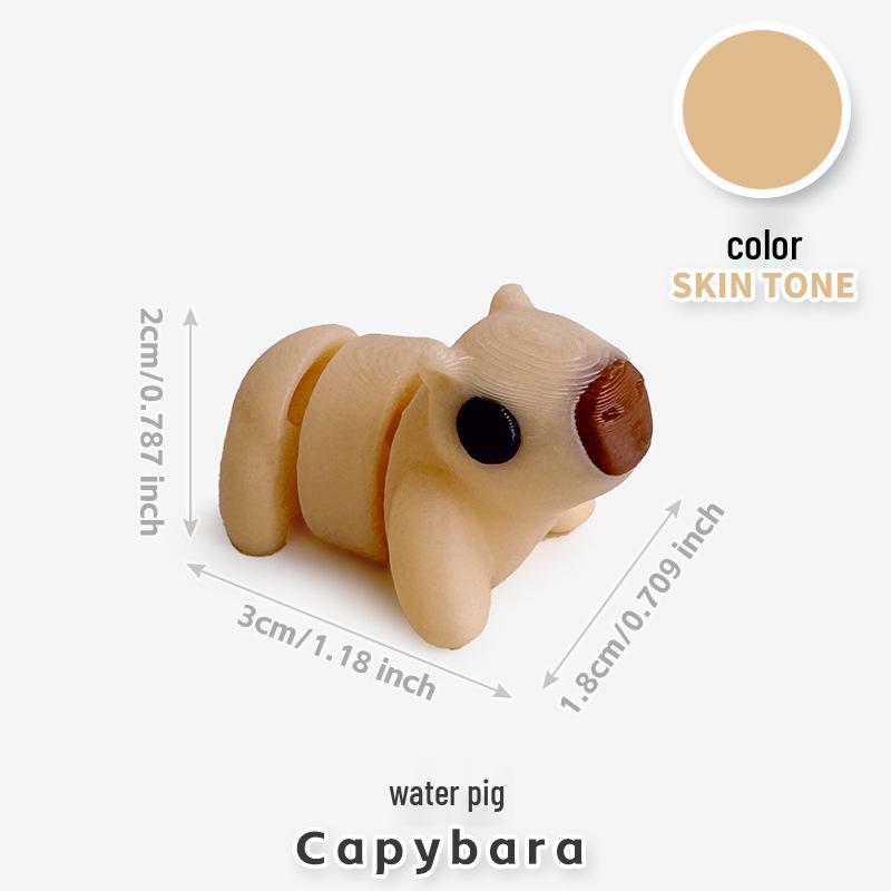 Colorful 3D Printed Small Animal Toys - Simulation Animal Models for Micro-Landscape Decoration