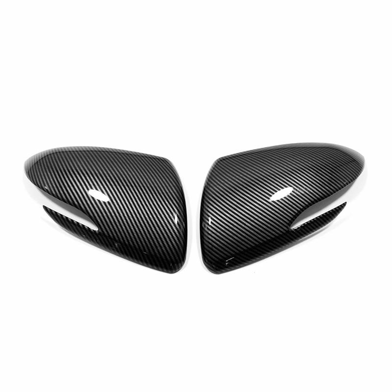 For Hyundai I30 I30 2017 2018   Car Side Door Rearview Turning Mirror Sticker Cover Trim ABS Carbon Fibre Accessories