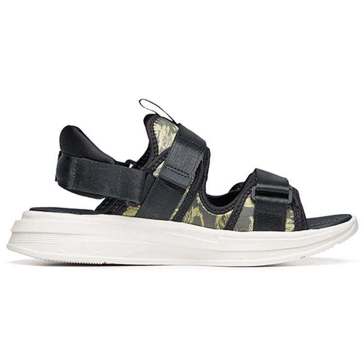 Anta Oddychająca tkanina Sandały plażowe Męskie obuwie Zielony Szary 112238503-4