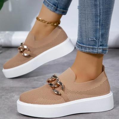 Womens New Fashion Zipper Designer Sneakers for Women  Spring Simple Solid Color Outdoor Shopping Office Vulcanized Shoes