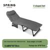 Portable Folding Single Sofa Bed for Office, Hospital, or Camp Use