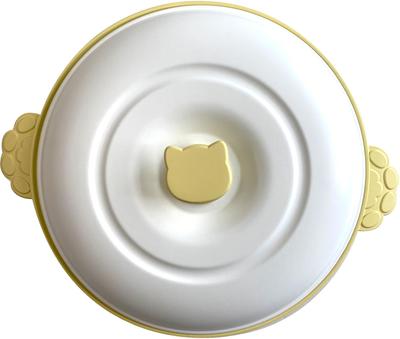 Trade One CHEF Electronic Easy Cooking In the Microwave Cat Yellow 70204 Cooker, Microwave, Pan, "Round" Shape,