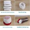 High-Density Non-Woven Vacuum Cleaner Filter Cover - Breathable, Washable, Reusable, Maintains Suction.