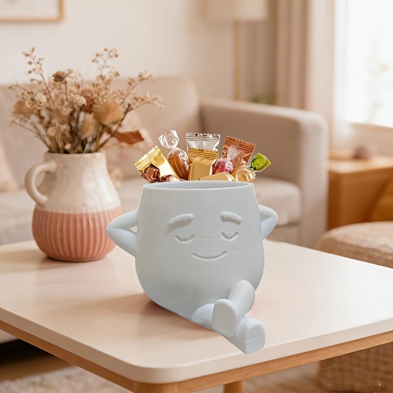 3D Printed Minimalist Flower Pots, Reader Companion Flower Pots, Heartfelt Flower Pots, Calm Flower Pots, Succulent Flower Pots