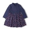 [Children's Clothing] Moujonjon (Moojeongjeong) Teleco High Neck Floral Print One-piece Dress 80cm-140cm M60304