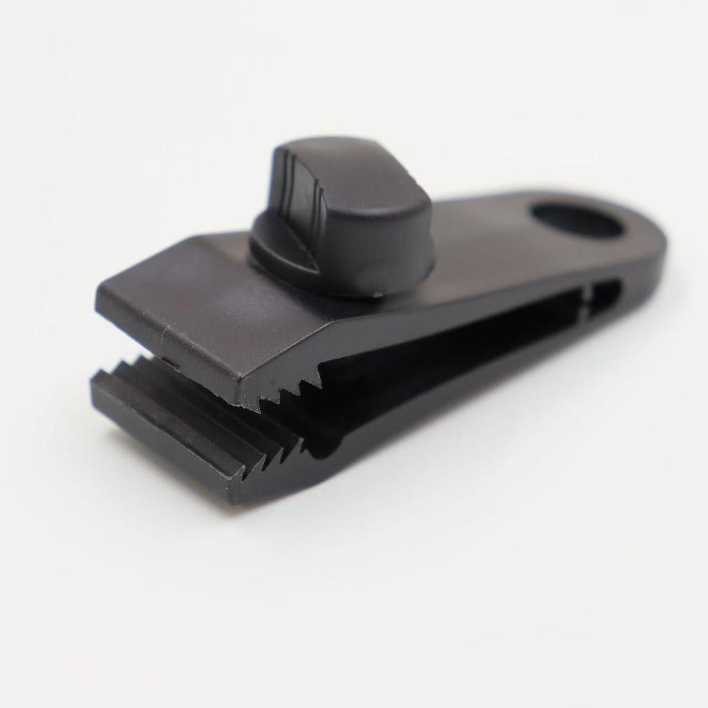 Adjustable Nylon Tent Clip: Windproof Spiral Buckle for Outdoor Tarp & Rope Accessories