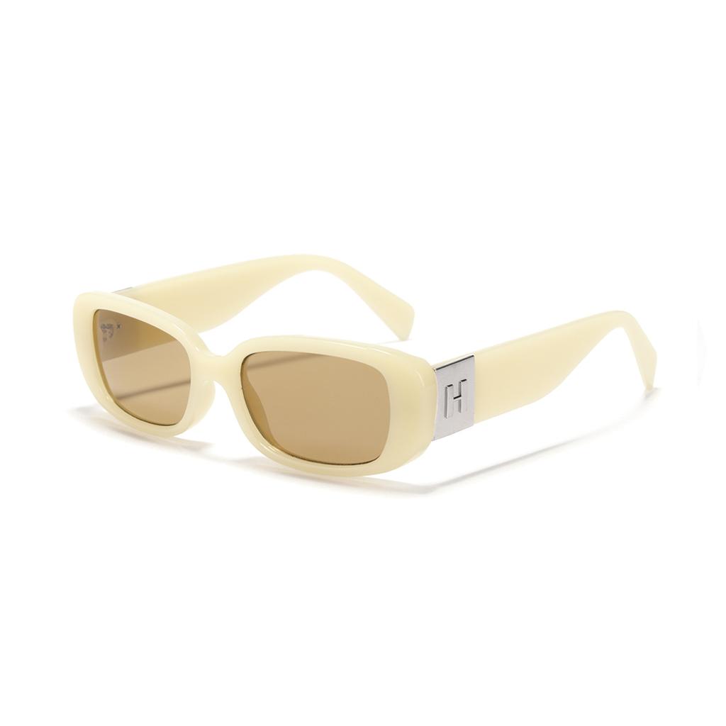 Personalized Glasses Men'S Y2010-H Letter Sunglasses Square Narrow Frame Personalized Sunglasses Women