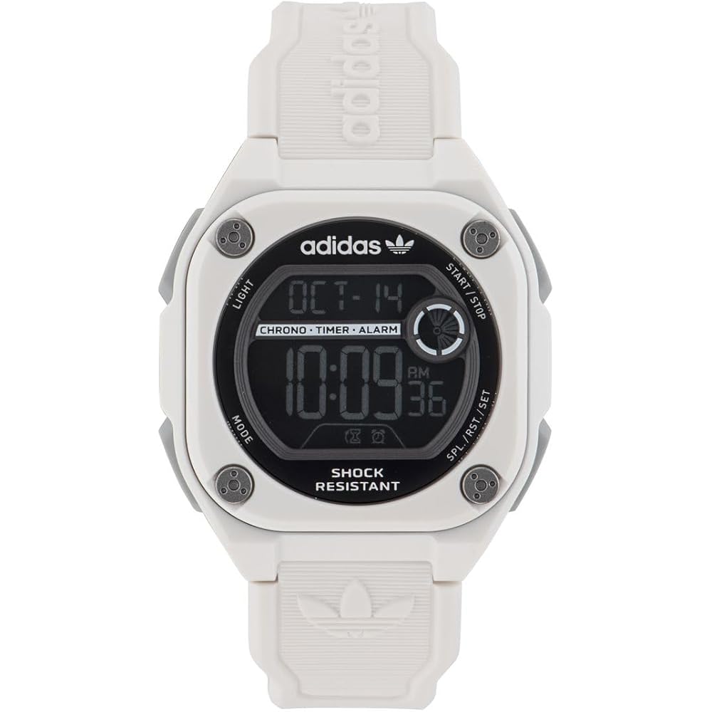 Adidas Originals AOST23062 Digital Street Watch 10 ATM Water Resistant Mineral Glass Men s