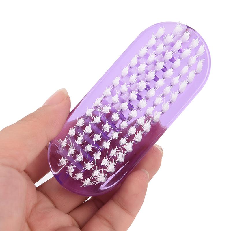Plastikowa szczotka do czyszczenia paznokci, dwustronna, ręczna szczotka do czyszczenia paznokci