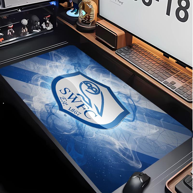 Sheffield Wednesday Football Pattern Mouse Pad Non?Slip Rubber Base Gaming Mousepad For Desk Office Home