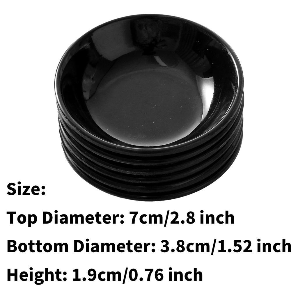 Cheap 6Pcs Melamine Dipping Bowls Sauce Dishes Unbreakable Heat