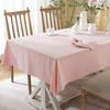Vintage einfarbige Tischdecken für Rechteck 100% Baumwolle Tischdecke für Küche Hochzeit Bankett Tischplatte für Partys Weihnachten