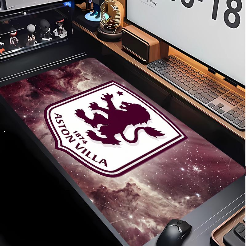 Tappetino per Mouse Stampa Calcio Aston Villa Non?Tappetino Antiscivolo in Gomma per Scrivania Impermeabile Mousepad da Gioco per Laptop Ufficio Desktop