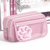 Cute Stationery Bag Large Capacity Pen Pouch Cartoon Cat Paw Pencil Case  Storage Use