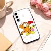 P-Playful G-Garfield C-Cat   Phone Case For Samsung Galaxy A73,A72,A71,A70,A53,A52,A51,Others Soft Black Shell
