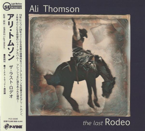 

CD ALI THOMSON Last Rodeo PCD26089 PVINE 2022 Japan Obi Rock