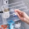 Organizery do lodówki Stojak do przechowywania Półki warstwowe Separatory do lodówki Przezroczysty Stojak na blat Oszczędność miejsca Akcesoria kuchenne