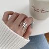 Trendy Minimalist Korean Vintage Stacking Rings for Women - Influencer-Approved Light Luxury Style.