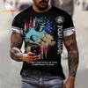 Tricou grafic Tricou pentru bărbați cu sudor pentru bărbați Îmbrăcăminte Cămașă grafică supradimensionată Imprimat 3D cu mânecă scurtă Topuri casual de vară
