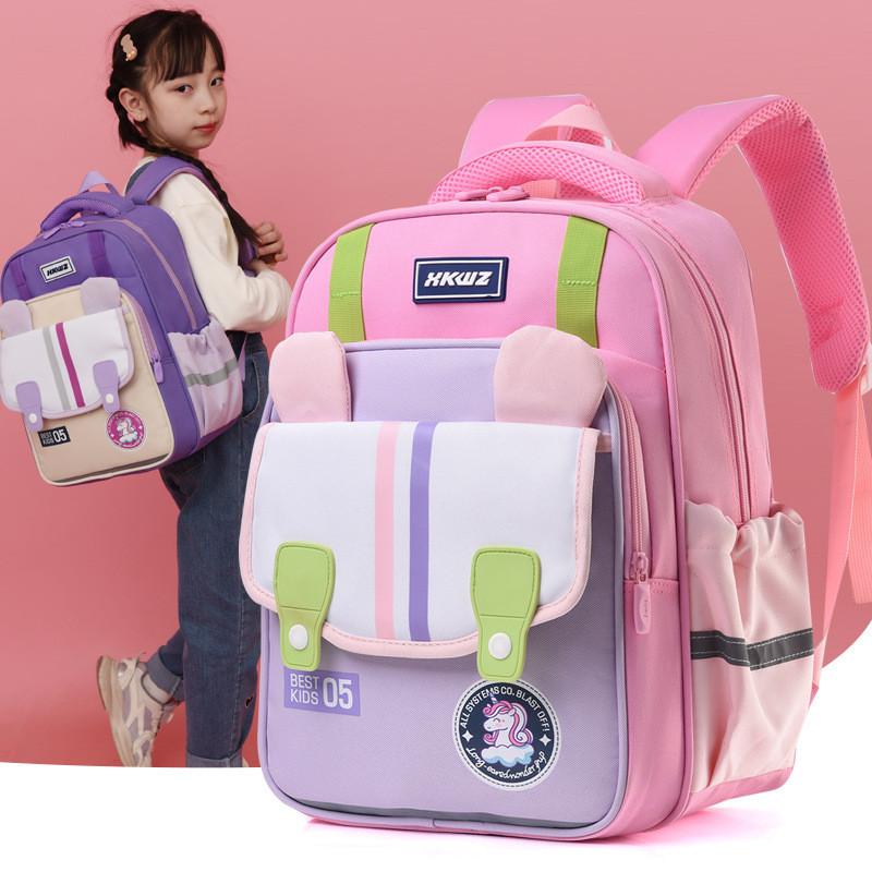 Stylish Lightweight Oxford Cloth Kids Backpack For 1st-2nd Grade Boys And Girls