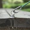 Auto-locking Mechanism Camping Carabiner Keychain Clip Quick Release Hook