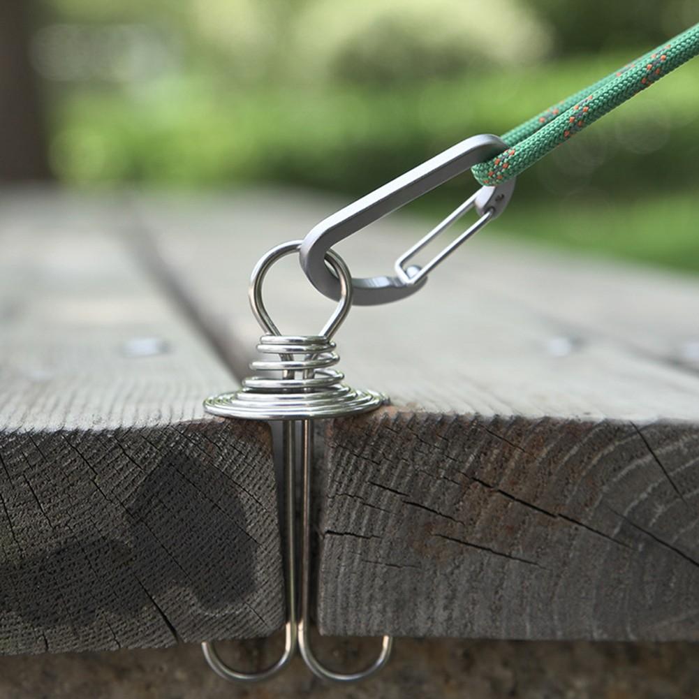 Auto-locking Mechanism Camping Carabiner Keychain Clip Quick Release Hook