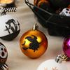 Halloween Holiday Decoration 16 Pcs Hanging Ball Decor 6cm Skull Witch Eye Ornaments Festive Accessories for Ghost Tree Spooky Window Yard