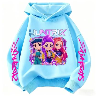 KPop Dämonenjägerinnen Mädchengruppe Hoodie Kinderkleidung Fashio Sweatshirt Kinderoberteile
