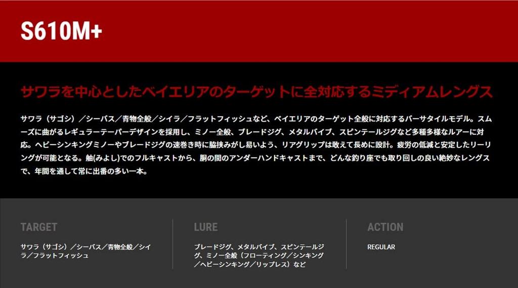 Tailwalk Rod Boat Gamer SSD S610M+