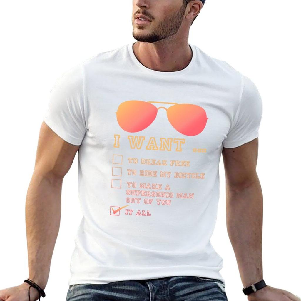 I Want It All Music TShirt Lightweight Hiking TShirt
