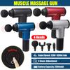 6 Gears 4 Heads 3300r/min  Therapy Massage Guns Muscle Massager Pain Sport Massage Machine Relax Body Slimming Relief