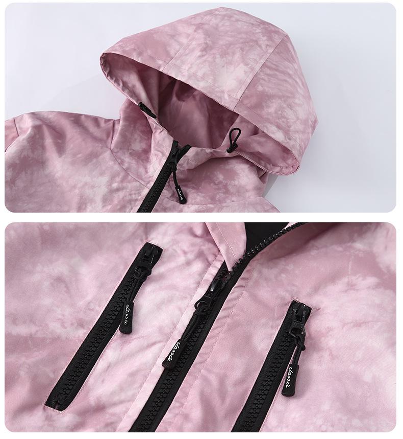 Girls' 2025 Windproof Waterproof Autumn-Winter Parka: Trendy, Loose-Fit, Three-in-One Outdoor Coat