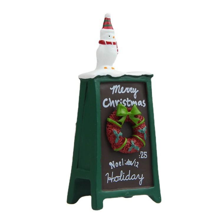 Resin Craft Snowman Christmas Garden Decor For Holiday Gift Giving