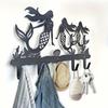 Mermaid Wall Hook Modern Coat Rack Powder Coated Easy Install Hallway Office Storage