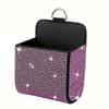 1PC Shiny Car Storage Box Rhinestone Storage Box Shiny Car Interior Decoration Fashion Design Car Put Mobile Phone ID Storage Box