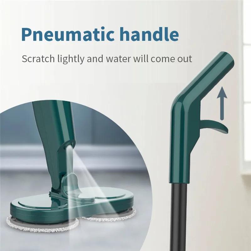 Electric Floor Mop With Sprayer Handheld Spin And Go Mop Without Cable And Water Tank Floor Washing Mops Cleaning Household