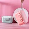 Milk Powder Storage Box PP Shell BPA Free Portable Baby Milk Powder Container Box with Lanyard Pink