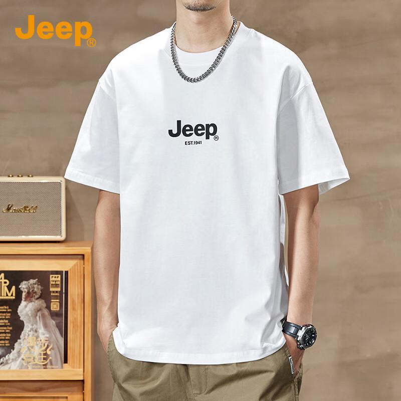 JEEP Men's 260G Cotton Drop Shoulder T-Shirt