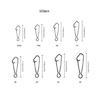 Multipurpose Fishing Connectors Swivels Compacts Stainless Steel Construction for Efficient Baits Changing