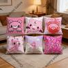 GGloomy BBear Pillow Cases for Bedroom Living Room Sofa Home Decor Polyester Cushion Cover with Zipper