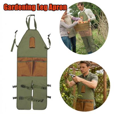 New Style Gardening Leg Apron Multi Pocket Outdoor Pruning Apron Dirty Proof Protective Leg Guard For Picking Harvest Work Tool