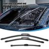 Auto Parts for Car 10/19/24 Inch Wiper Blades Set Haval H6 2021-2022, 2Pcs Front Wipers And Rear & 1Pc Wiper, Beamless Quiet Direct Fit Full Silent