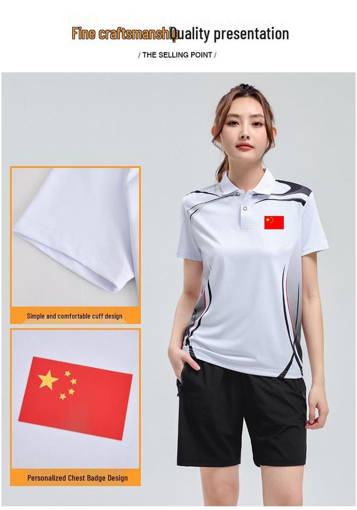 Unisex Quick-Dry Ice Silk Short Sleeve Fitness Set: Breathable Outdoor Casual Fashion for Couples