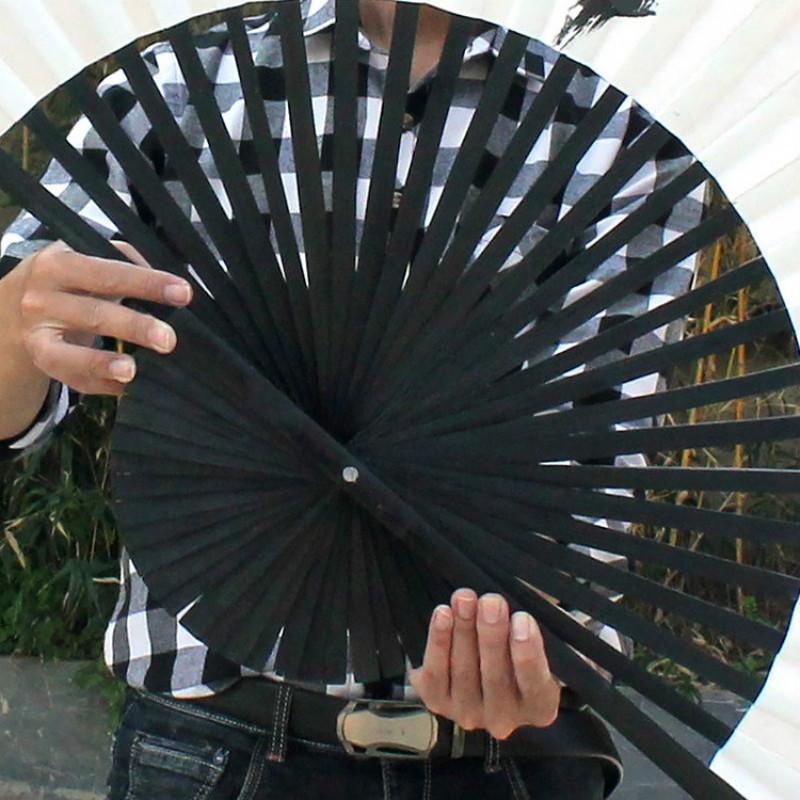Chinese Large Wall Mount Fans Photography Props Decorative Folding Paper Fan Home Office Decorative Fan Living Room Hanging Fans