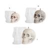 DIYs Silicone Mold for Making Skull Scented Candle Mould Table Ornament Halloween Resin Cement Gypsum Molds for Craft