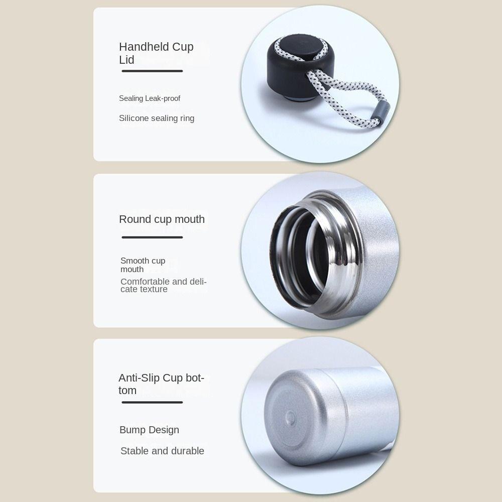 Stainless Steel Thermal Water Bottle 420/550ml Sports Water Bottle Vacuum Flask  Mountaineering