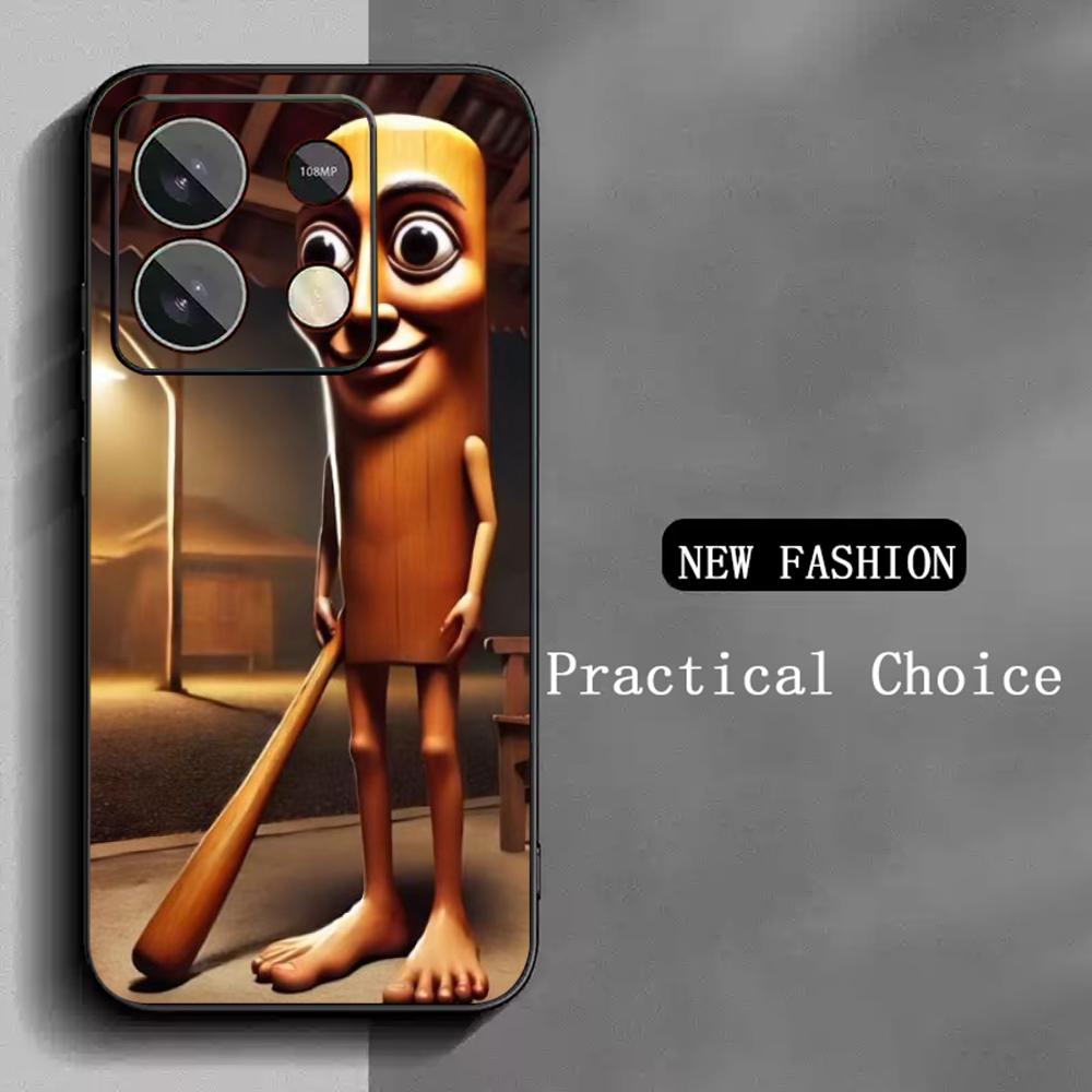 

Tung tung sahur funny poster pattern Phone Case For Redmi Note 14 13 12 11 Pro Plus S 5G 14C A3 Soft Black Phone Cover Redmi Note 12 Pro 5G